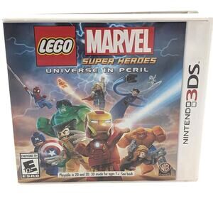 LEGO Marvel Super Heroes Universe in Peril Nintendo 3DS Game CIB Untested